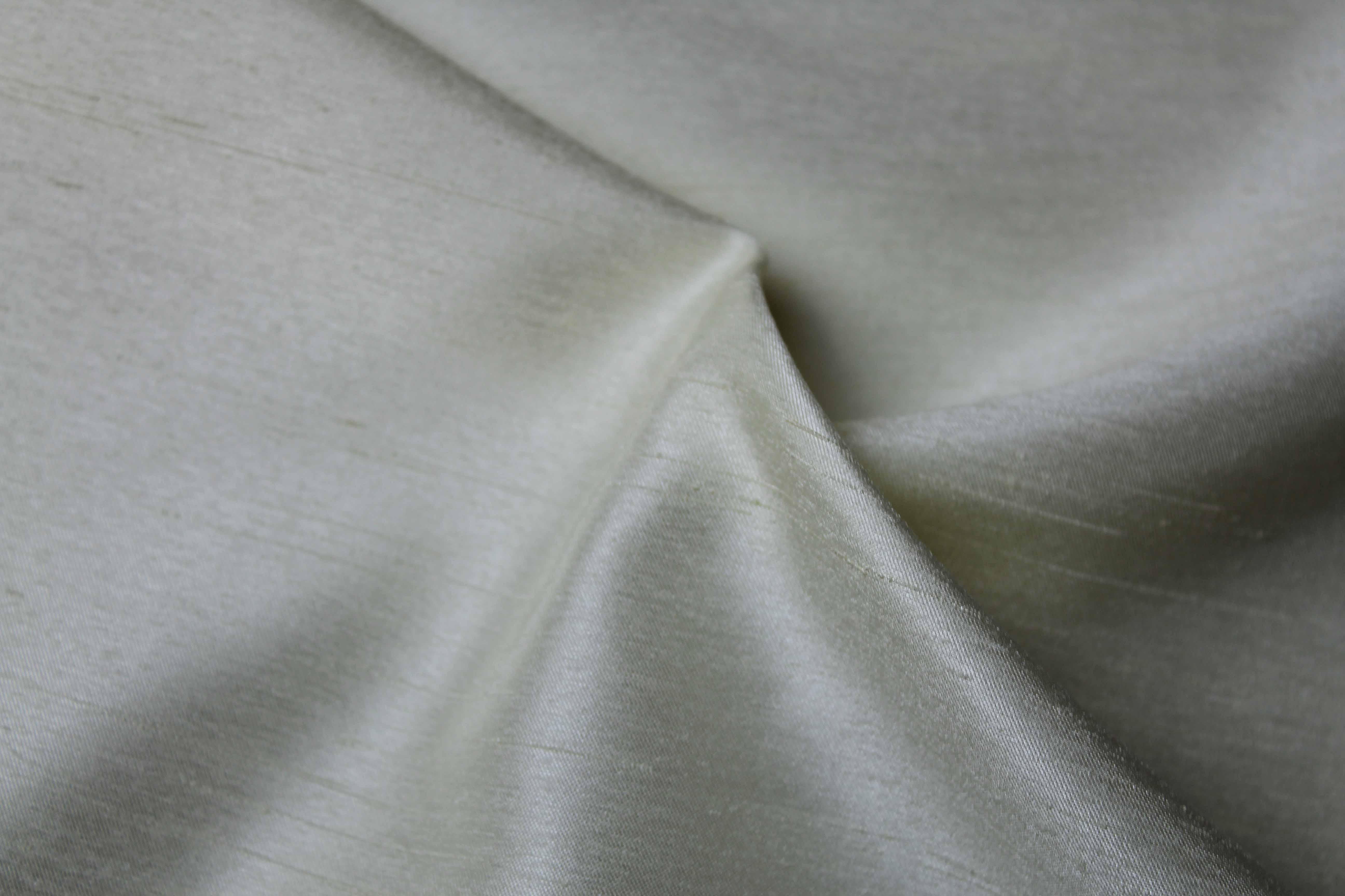 SATIN BACK SHANTUNG - CREAM